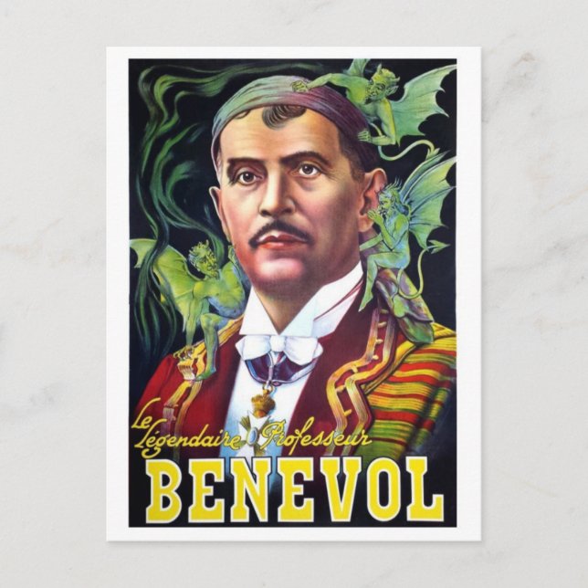 Vintage Ad Poster Postcard (Front)