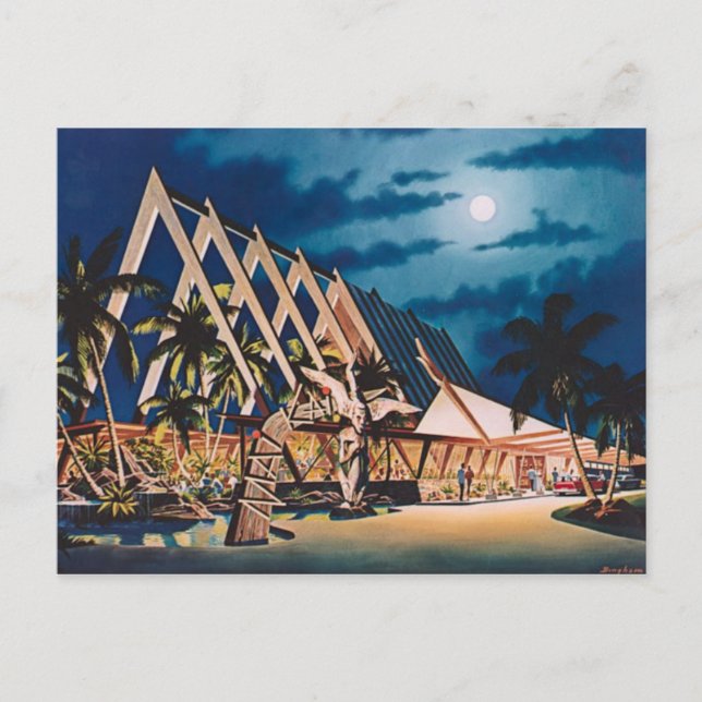 Vintage Ad Poster Postcard (Front)