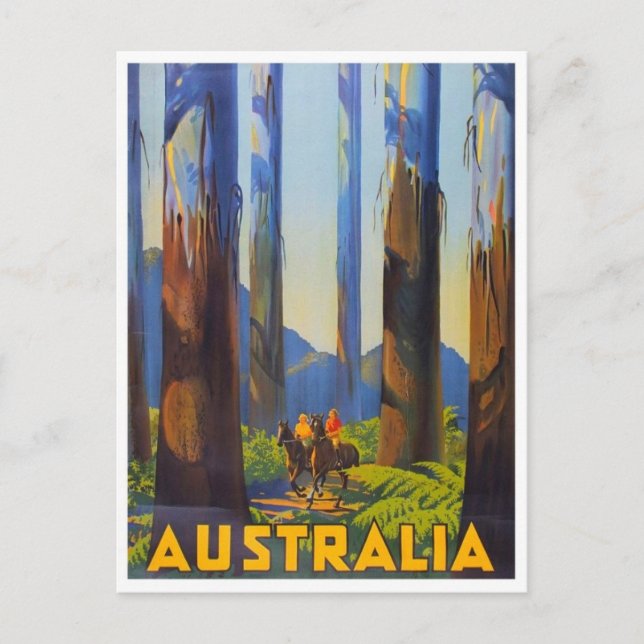 Vintage Ad Poster Postcard (Front)