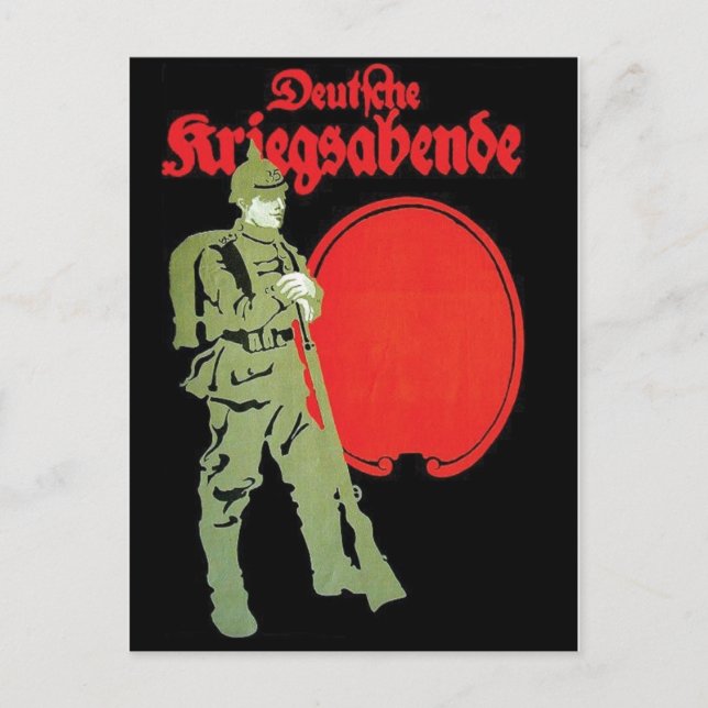 Vintage Ad Poster Postcard (Front)