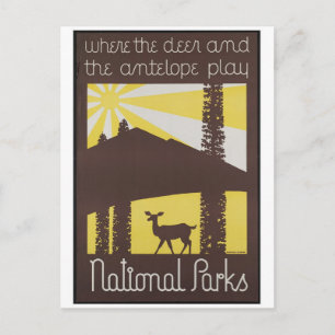 Vintage Ad Poster Postcard