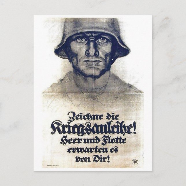 Vintage Ad Poster Postcard (Front)