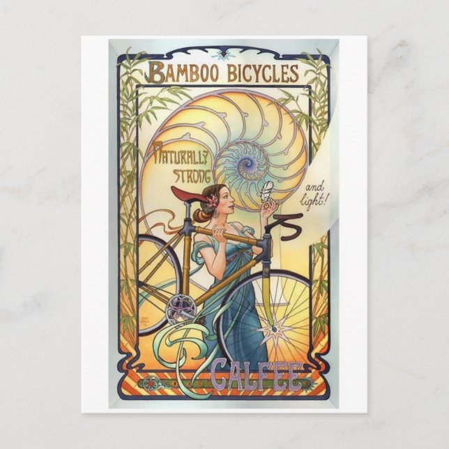 Vintage Ad Poster Postcard (Front)