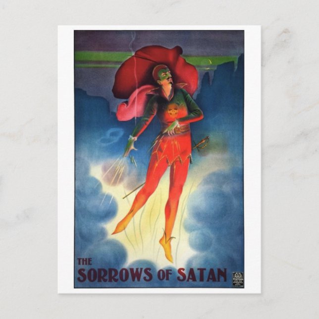 Vintage Ad Poster Postcard (Front)