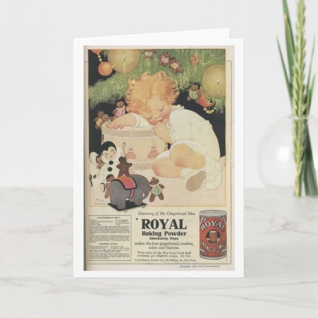 Vintage Ad - Royal Baking Powder, Holiday Card (Front)