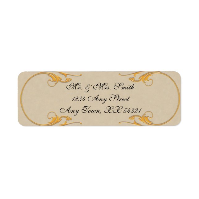 Vintage address labels (Front)
