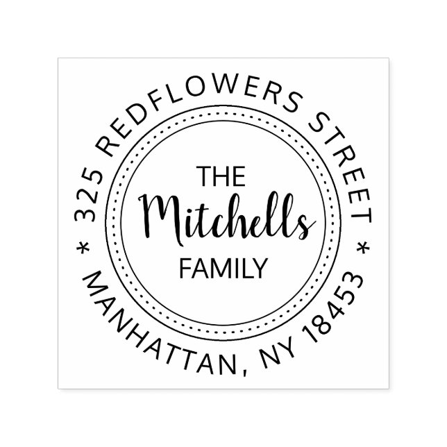 Vintage Address Stamp (Design)