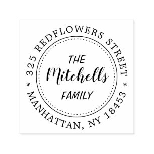 Vintage Address Stamp