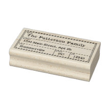 Vintage Address Stamp Postal Return Address