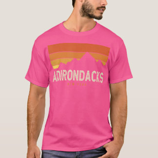 Vintage Adirondacks New York Mountains Hiking Suns T-Shirt