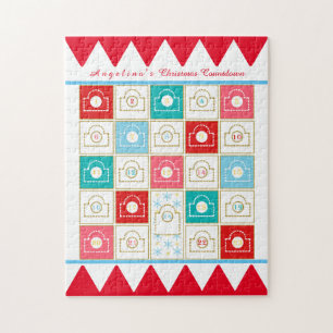 Vintage Advent Calendar  Jigsaw Puzzle