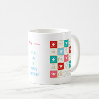 Vintage Advent Calendar Personalise Coffee Mug