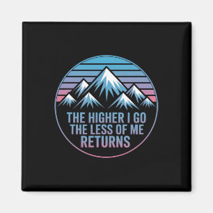 Vintage Adventure Mountain Life Climbing Peaks Exp Magnet