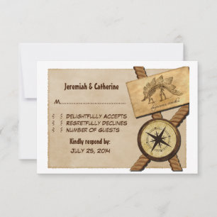 Vintage Adventure Wedding Response Card