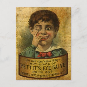 Vintage Advertisement - Eye Salve Postcard