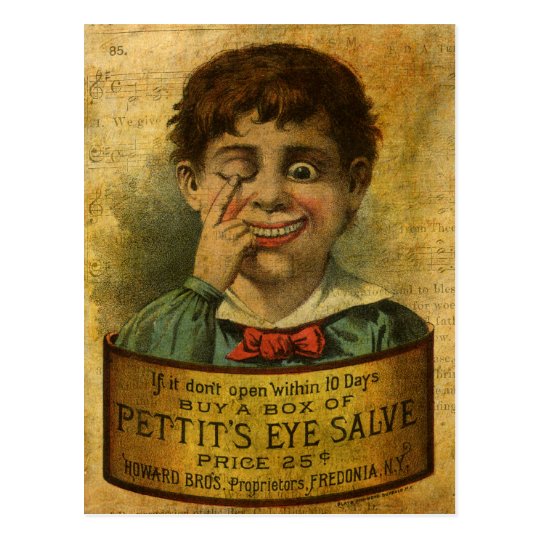 Vintage Advertisement - Eye Salve Postcard