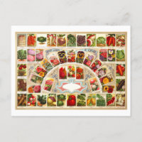 Vintage Advertisement for Produce & Flower Seeds