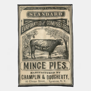 Vintage Advertisement Kitchen Towel