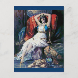 Vintage advertisement poster theatre woman postcard
