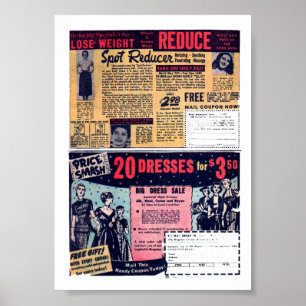 Vintage Advertisements Poster
