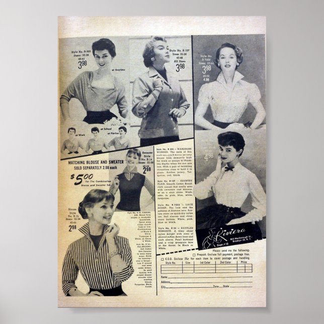 Vintage Advertisements Poster (Front)