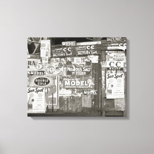 Vintage Advertising, 1938 Canvas Print