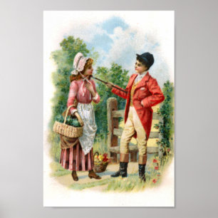 Vintage Advertising A Country Maid Poster