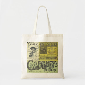 Vintage advertising Cadbury Schweppes tote bag