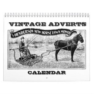 Vintage advertising calendar