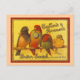 Vintage advertising, Callard and Bowser Postcard