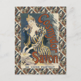 Vintage advertising, Cosmydor Savon Postcard