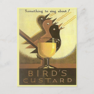 Vintage advertising, Custard Postcard