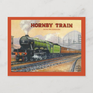 Vintage advertising, Hornby train, miniature sets Postcard