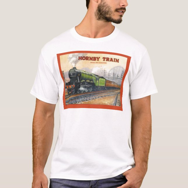 Vintage Advertising, Hornby Train sets T-Shirt (Front)
