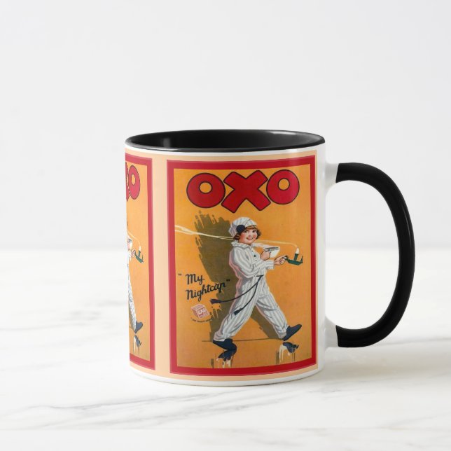 Vintage advertising, Oxo, my nightcap Mug (Right)
