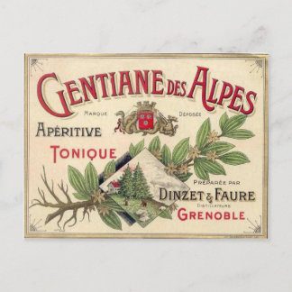 Vintage advertising postcard