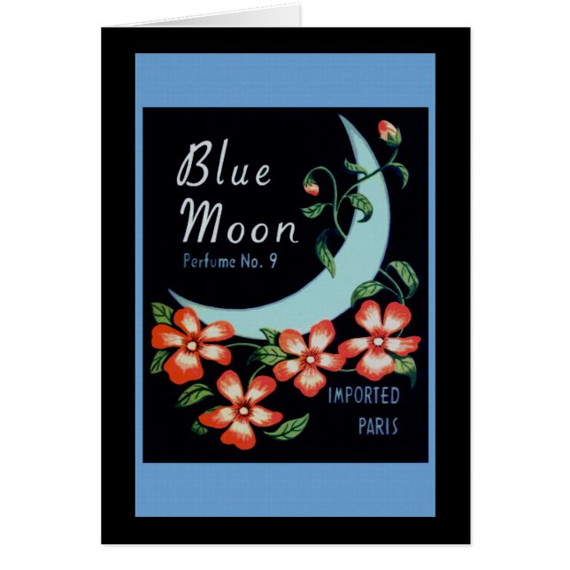 Vintage Advertising Poster for Blue Moon (Front)