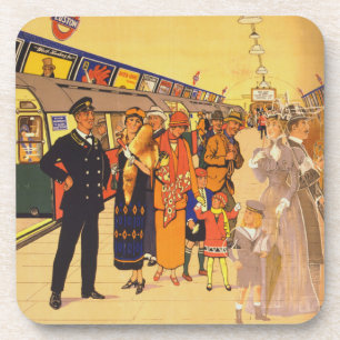 Vintage Advertising Poster For London Underground Coaster