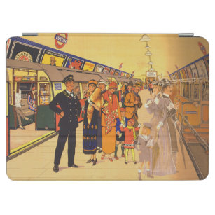 Vintage Advertising Poster For London Underground iPad Air Cover