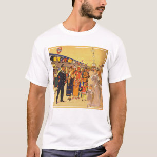 Vintage Advertising Poster For London Underground T-Shirt