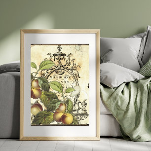 Vintage advertising poster of a merchant