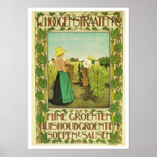 Vintage Advertising Poster W. Hoogstraaten & Co.