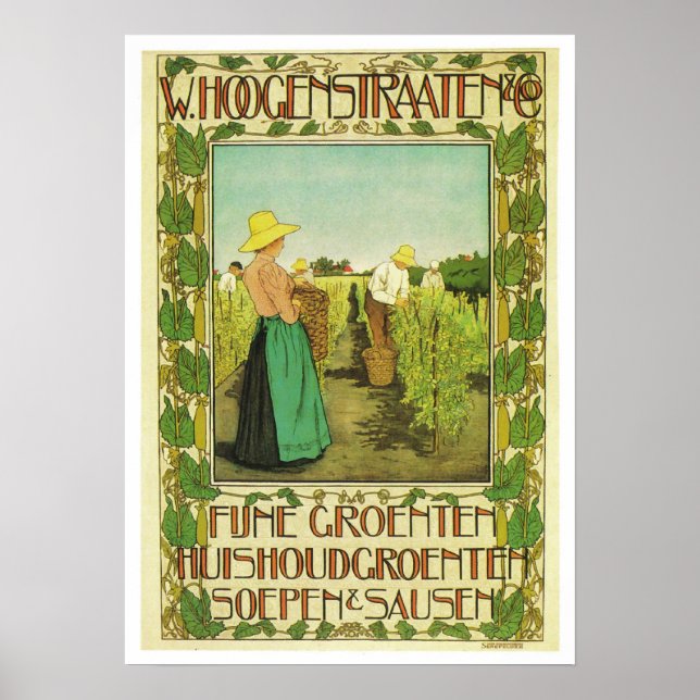 Vintage Advertising Poster W. Hoogstraaten & Co. (Front)