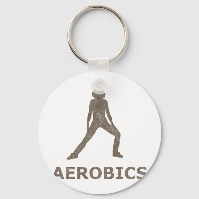Vintage Aerobics Key Ring (Front)