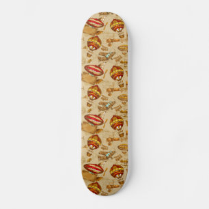 Vintage Aeronautic Transport Ships Skateboard
