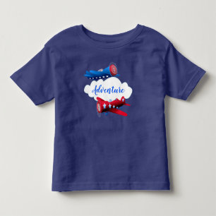 Vintage Aeroplane Airforce Aviator Toddler T-Shirt