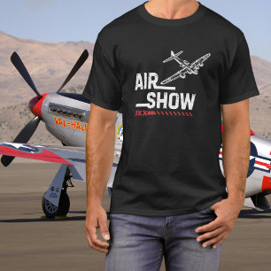 Vintage Aeroplane B-17 WWII Airshow Military Custo T-Shirt