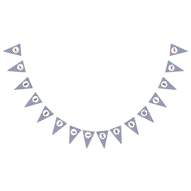 Vintage Aeroplane Baby Shower Banner (All)