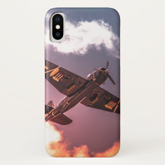 Vintage Aeroplane Beautiful Sky Case-Mate iPhone Case (Back)