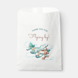 Vintage Aeroplane Birthday Party  Favour Bags